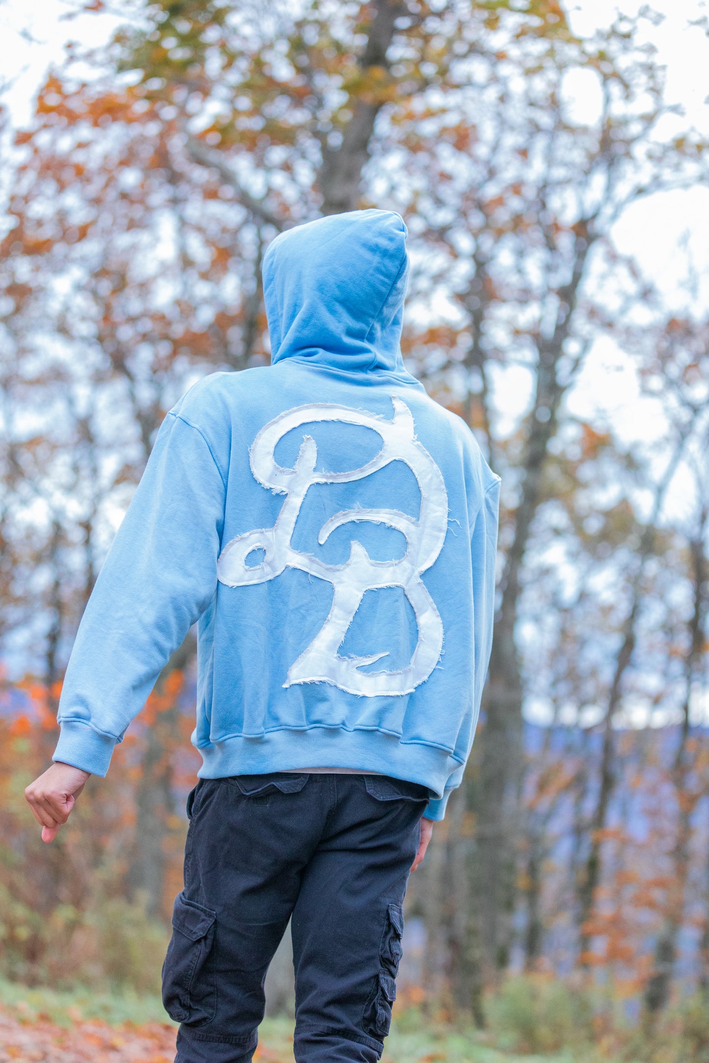 DB Powder Blue Washed Hoodie