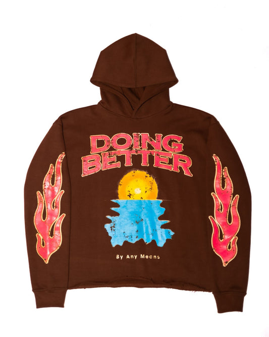 DB Sunset Brown Hoodie