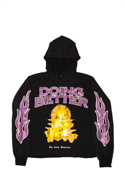 DB Sunset Black Hoodie